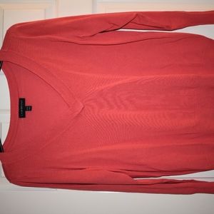 pink/coral long sleeve  sweater